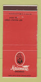 Matchbook Cover - Maisonette Cincinnati OH WEAR 30 Strike