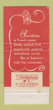 Matchbook Cover - Maisonette Cincinnati OH WEAR 30 Strike