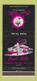 Matchbook Cover - Capt Bill's Restaurant Morehead City NC 30 Strike