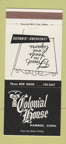 Matchbook Cover - Colonial Tavern Hamden CT 30 Strike
