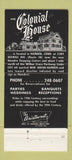 Matchbook Cover - Colonial Tavern Hamden CT 30 Strike