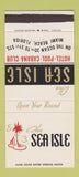 Matchbook Cover - Sea Isle Hotel Cabana Club Miami Beach FL 30 Strike