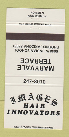 Matchbook Cover - Images Hair Salon Maryvale Terrace Phoenix AZ 30 Strike