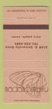 Matchbook Cover - Madam Butterfly Salon  30 Strike