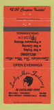 Matchbook Cover - Lasley Hair Salon Overland Park KS 30 Strike