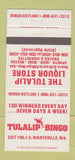Matchbook Cover - Tulalip Bingo Marysville WA Liquor Store 30 Strike