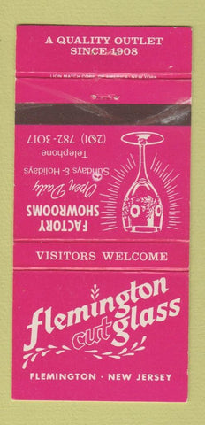 Matchbook Cover - Flemington Cut Class NJ  30 Strike