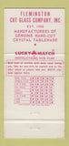 Matchbook Cover - Flemington Cut Class NJ  30 Strike