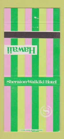 Matchbook Cover - Sheraton Waikiki Hotel Hawaii 30 Strike