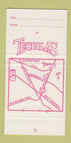 Matchbook Cover - Tequila's Club Houston TX 30 Strike