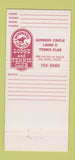 Matchbook Cover - Swamp Fox Charlie Horse Restaurants Del Mar CA 30 Strike