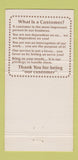 Matchbook Cover - Caroline's Family Restaurant Parma OH 30 Strike