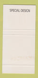 Matchbook Cover - Almaden Golf Country Club San Jose CA SAMPLE 30 Strike