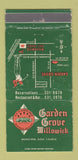 Matchbook Cover - Garden Grove Willowwick Golf Course CA WEAR 30 Strike