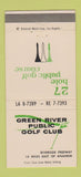 Matchbook Cover - Green River Golf Club Anaheim CA 30 Strike
