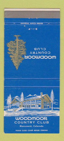 Matchbook Cover - Woodmoor Country Club Monument Colorado 30 Strike
