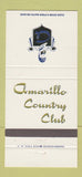Matchbook Cover - Amarillo Country Club TX 30 Strike