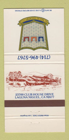 Matchbook Cover - El Niguel Country Club Laguna Niguel CA 30 Strike