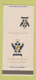 Matchbook Cover - El Rancho Verde Country Club Rialto CA 30 Strike