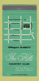 Matchbook Cover - Fox Hills Country Club Culver City CA SAMPLE WEAR 30 Strike