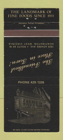 Matchbook Cover - French Tavern Huntington WV 30 Strike
