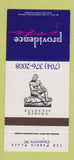 Matchbook Cover - Providence Cafe Charlotte NC 30 Strike