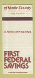 Matchbook Cover - First Federal Savings Martin County FL? 30 Strike
