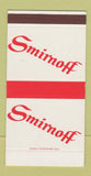 Matchbox - Smirnoff Vodka liquor