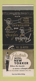 Matchbook Cover - Pusateri's Hotel New Yorker Kansas City MO WEAR 30 Strike