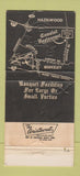 Matchbook Cover Dewey Yacovelli's Camelot Restaurant Hazelwood MO WEAR 30 Strike