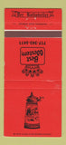 Matchbook Cover - Best Western Der Rathskeller Carlisle PA 30 Strike