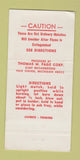Matchbook Cover - Floralite Incense Matches 30 Strike