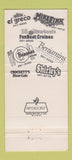 Matchbook Cover - Bensons Restaurants 30 Strike