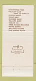 Matchbook Cover - Colony Hotel Clayton MO 30 Strike