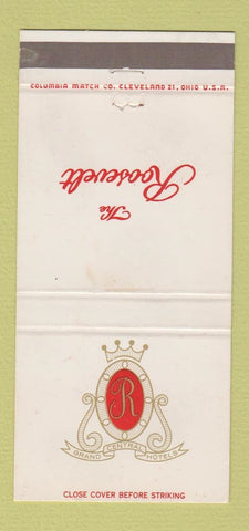 Matchbook Cover - Roosevelt Hotel New York City WEAR 30 Strike