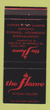 Matchbook Cover - The Flame Steak House Chicago IL 30 Strike