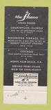 Matchbook Cover - The Flame Steak House Chicago IL 30 Strike