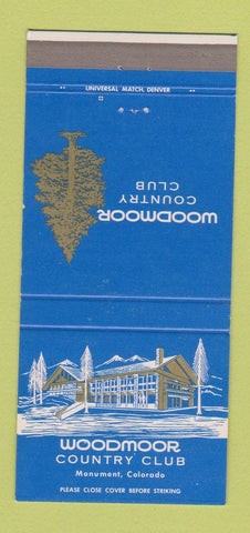 Matchbook Cover - Woodmoor Country Club Monument Colorado 30 Strike