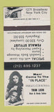 Matchbook Cover - Parucca Di Roma's Salon New York City girlie 30 Strike