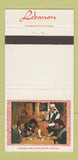 Matchbook Cover - Lebanon Restaurant Seattle WA 30 Strike
