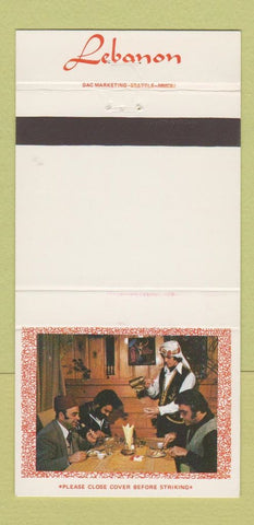 Matchbook Cover - Lebanon Restaurant Seattle WA 30 Strike