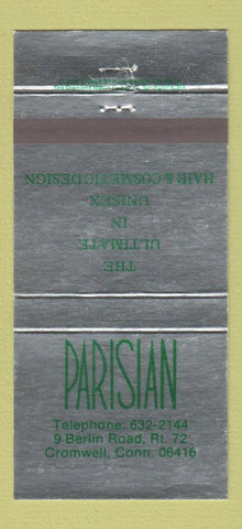 Matchbook Cover - Parisian Salon Cromwell CT 30 Strike