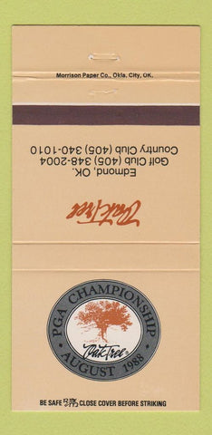 Matchbook Cover - Oak Tree Golf Club Edmond OK 1988 PGA Championship 30 Strike