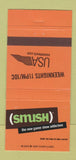 Matchbook Cover - Smush Game Show TV USA Network 2001 WEAR 30 Strike