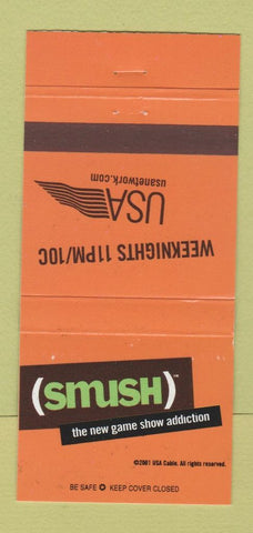 Matchbook Cover - Smush Game Show TV USA Network 2001 WEAR 30 Strike