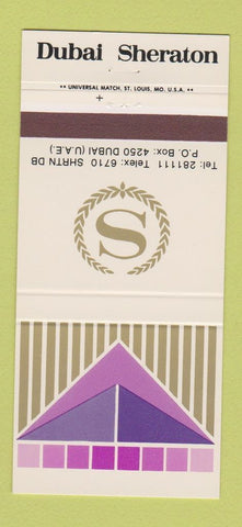 Matchbook Cover - Dubai Sheraton Hotel 30 Strike