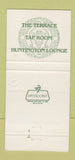 Matchbook Cover - Huntington Sheraton Hotel Pasadena CA 30 Strike