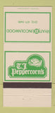 Matchbook Cover - TJ Peppercorn's Hyatt Lincolnwood IL? 30 Strike
