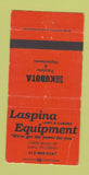 Matchbook Cover - Laspina Lawn Garden Equipment Kubota Irwin PA WEAR 30 Strike