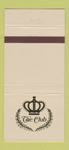 Matchbook Cover - The Club Birmingham AL 30 Strike